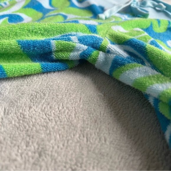 PINK Victoria's Secret Vintage Y2K Retro Hippie Paisley Swirl Terry Towel Pants - Picture 8 of 14